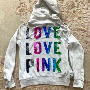 Victoria secret pink hoodie bling